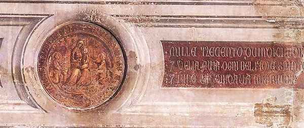 Maesta (detail of the medallions) (3), 1315 - view 1