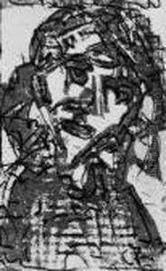 Kopf Iii (christus) by Christian Rohlfs
