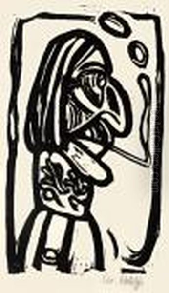 "der Raucher". Um 1912 - view 1