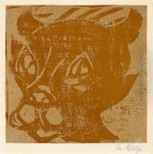 "teufel". 1919 by Christian Rohlfs