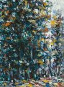 Waldinneres (erling) by Christian Rohlfs