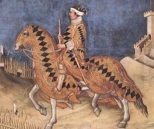 Guidoriccio da Fogliano (detail-1) 1328