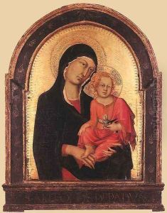 Madonna and Child 1320-25 by Louis de Silvestre