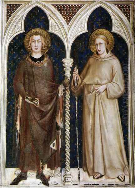 St Louis of France and St Louis of Toulouse 1317 - view 1