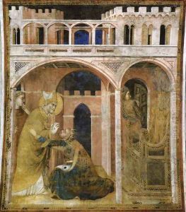 Miracle of Fire (scene 8) 1312-17 by Louis de Silvestre