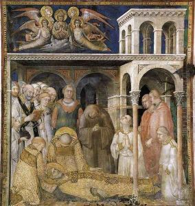 The Death of St Martin (scene 9) 1312-17