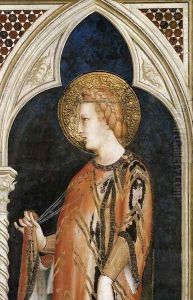 St Elizabeth of Hungary (detail) 1317