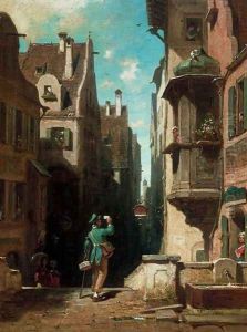 Postman (Der Postbote) by Carl Spitzweg