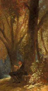 Philosopher in the Wood (Der Philosoph im Walde) by Carl Spitzweg
