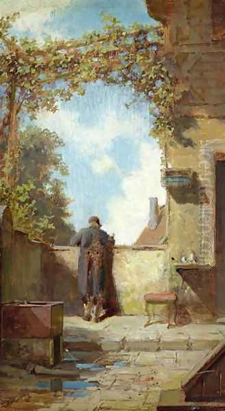 Old Man on the Terrace - view 1