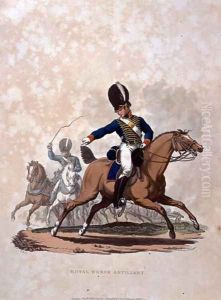 Royal Horse Artillery, from Costumes of the Army of the British Empire, according to the last regulations 1812, engraved by J.C. Stadler, published by Colnaghi and Co. 1812-15 by Charles Hamilton Smith