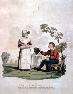 Children at the Royal Military Asylum, Chelsea, from Costumes of the Army of the British Empire, according to the last regulations 1812, engraved by J.C. Stadler, published by Colnaghi and Co. 1812-15 Children at the Royal Military Asylum, Chelsea, from Costumes of the Army of the British Empire, according to the last regulations 1812, engraved by J.C. Stadler, published by Colnaghi and Co. 1812-15