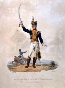 An Officer of the 14th Light Dragoons in Parade Dress, from Costumes of the Army of the British Empire, according to the last regulations 1812, engraved by J.C. Stadler, published by Colnaghi and Co. 1812-15 by Charles Hamilton Smith