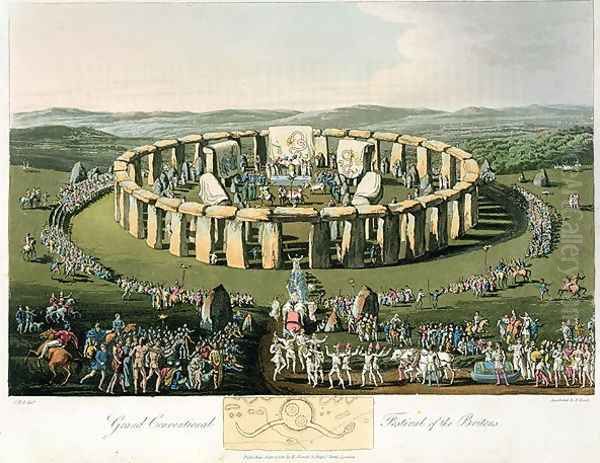 Grand Conventional Festival of the Britons, aquatinted and pub. by Robert Havell 1769-1832 1815 - view 1