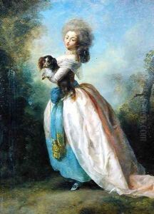 A Lady with a Dog by Jean-Frederic Schall