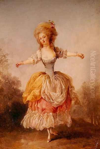 Dancer in Louis XVI costume - view 1