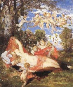 Awakening of Spring 1878 by Pal Merse Szinyei