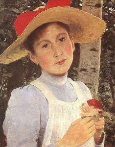Rozsi Szinyei Merse, the Artists Daughter 1897 by Pal Merse Szinyei