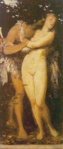 Paganism 1868-69 by Pal Merse Szinyei