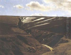 Thawing Snow 1884-95 by Pal Merse Szinyei