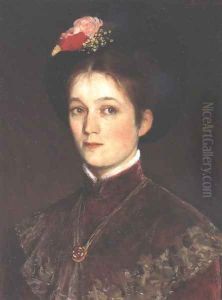 Portrait of the Artists Wife 1880