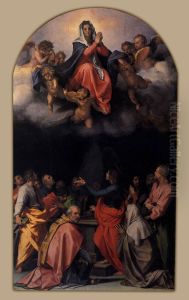Assumption of the Virgin 1526 by Andrea Del Sarto