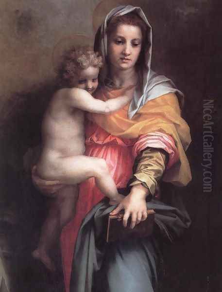Madonna of the Harpies (detail) 1517 by Andrea Del Sarto