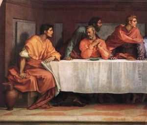 The Last Supper (detail 2) 1520 by Andrea Del Sarto