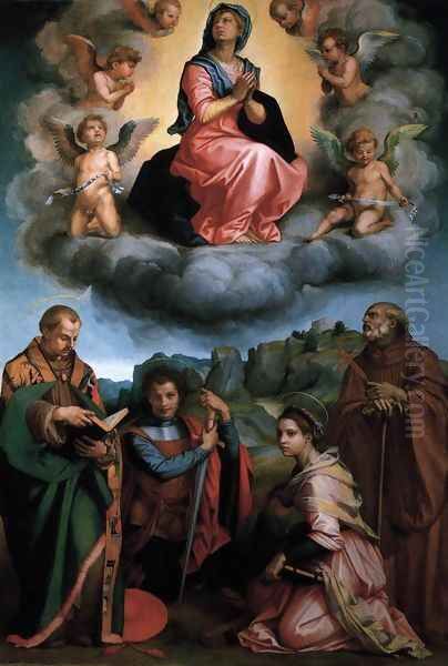 Virgin with Four Saints 1530 - view 1