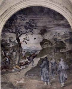 Punishment of the Gamblers 1510 by Andrea Del Sarto