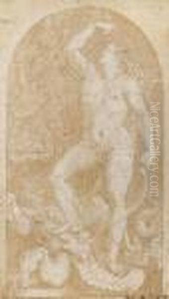 Apollo Als Sieger Uberden Drachen - view 1