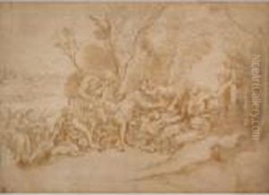 The Nursing Of Hercules by Giulio Romano (Orbetto)