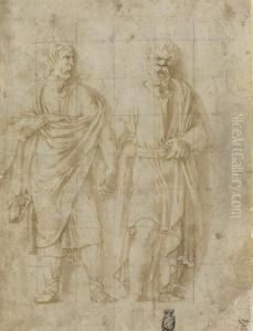 Socrates And A Barbarian, Hands Clasped