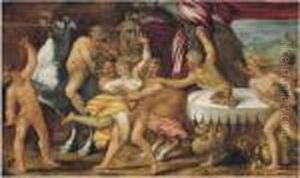 Ratto Di Ippodamia by Giulio Romano (Orbetto)