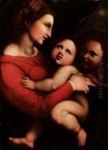 Madonna Con Bambino, San Giovannino E Santi