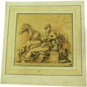 Imitatore / Nachahmer Studio Da Un Modello Di Un Fregio Romano by Giulio Romano (Orbetto)