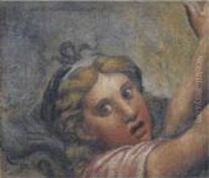 Head And Outstretched Arms Of A Fleeing Girl