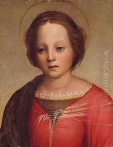 Head of the Madonna fragment