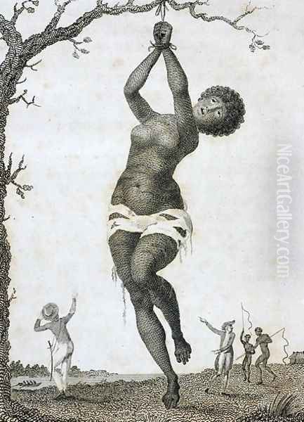 Flagellation of a Female Samboe Slave, from a Narrative of a Five Years Expedition against the Revolted Negroes of Surinam..., 1796 - view 1