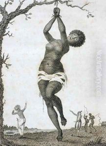 Flagellation of a Female Samboe Slave, from a Narrative of a Five Years Expedition against the Revolted Negroes of Surinam..., 1796