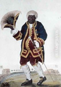 The Celebrated Graman Quacy, from Narrative of a Five Years Expedition Against the Revolted Negroes of Surinam 1772-77, published 1813 by John Gabriel Stedman
