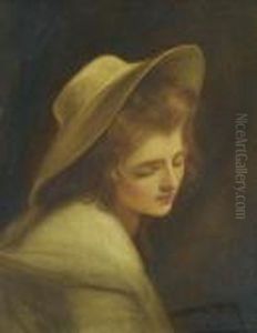 Portrait Of Emma Hamilton (1765-1815), As Ariadne by George Romney