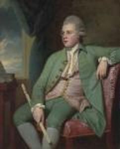 Portrait Of Francis Lind, Three-quarter-length, In A Green Coat Andbreeches
