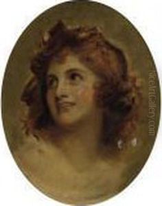 Head Study Of A Lady, 
Traditionally Identified As Lady Hamilton Aseuphrosyne, In A Feigned 
Oval