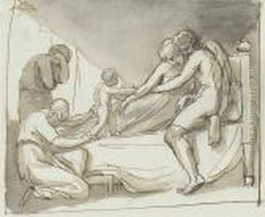 The Death Of Alcestis by George Romney