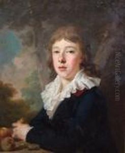 Portrait Of A Boy With Pears