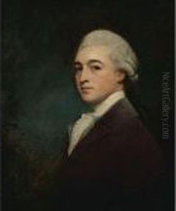 Portrait Of A Young Man by George Romney