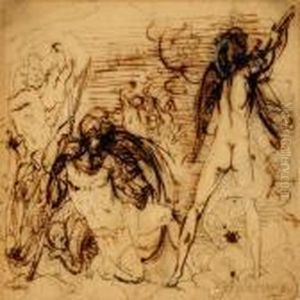 Mythological Scene Mythological Scene