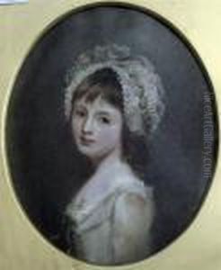 Portrait Of Lady Charlotte Legg by George Romney