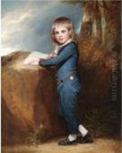 Portrait Of Master William Tennant by George Romney